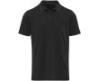 Polo homme manches courtes piqué prélavé 200 g/m² Elevate couleur noir