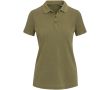 Polo femme manches courtes piqué prélavé 200 g/m² Elevate couleur vert foncé