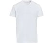 T-shirt unisexe col V manches courtes coton bio 200 g/m² Elevate couleur blanc