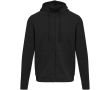 Sweat à capuche unisexe intérieur gratté 280 g/m² Elevate couleur noir