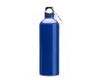 Bouteille en aluminium de grande taille avec mousqueton 800ml couleur bleu roi