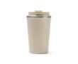 Tasse thermique en inox avec couvercle à vis anti-fuite 450ml couleur beige
