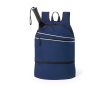 Sac à dos avec poche pour chaussures en polyester 600D Gymfit couleur bleu marine
