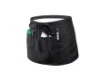 Tablier de polyester pour la taille avec plusieurs poches couleur noir