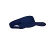 Visière personnalisée en polyester avec latéraux rembourrés Sport couleur bleu marine