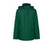 Parka femme en polyester recyclé 400 g/m² Roly Direct America  couleur vert bouteille