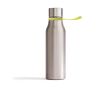 Gourde isotherme en inox avec couvercle anti-goutte et anse 450ml couleur vert lime