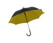 Parapluie noir à 8 panneaux avec intérieur coloré, Ø103 cm couleur jaune