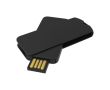 Clé USB impression intégrale en plastique rotatif fabriquée en Europe couleur noir