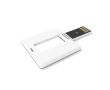 Clé USB impression intégrale fabriquée en Europe rétractable et carrée couleur blanc