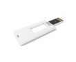 Clé USB impression intégrale au format Mini Card fabriquée en Europe couleur blanc