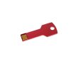 Clé USB impression intégrale en métal au format clé Europe couleur rouge