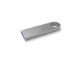 Clé USB impression intégrale en métal Europe pour porte-clés couleur argenté