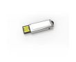 Clé USB impression intégrale en métal format extractible Europe couleur argenté