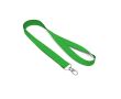 Tour de cou impression intégrale en polyester avec mousqueton ou clip couleur vert