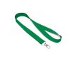 Tour de cou impression intégrale en RPET avec mousqueton ou clip couleur vert bouteille
