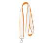 Tour de cou impression intégrale en polyester satiné pour sublimation couleur orange