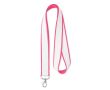 Tour de cou impression intégrale en polyester satiné pour sublimation couleur fuchsia