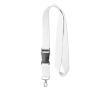Tour de cou impression intégrale détachable et satiné pour sublimation couleur blanc