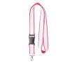 Tour de cou impression intégrale détachable et satiné pour sublimation couleur fuchsia
