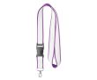 Tour de cou impression intégrale détachable et satiné pour sublimation couleur mauve