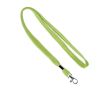 Tour de cou impression intégrale en polyester avec clip et mousqueton couleur vert pomme
