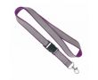 Tour de cou impression intégrale détachable et réfléchissant gris couleur mauve