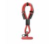 Tour de cou impression intégrale pour téléphone avec cable Type C couleur rouge