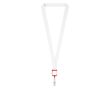Tour de cou porte-badge impression intégrale en polyester couleur rouge