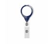 Porte-badge rétractable rond impression intégrale ⌀2.5 couleur bleu marine