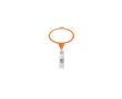 Porte-badge rétractable impression intégrale de forme ovale couleur orange