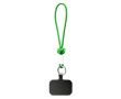 Dragonne courte pour téléphone impression intégrale avec nœud couleur vert