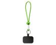 Dragonne courte pour téléphone impression intégrale avec nœud couleur vert pomme