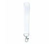 Sangle courte en rPET sur mesure pour sublimation avec fermeture au choix couleur blanc