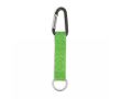 Porte-clés impression intégrale en RPET avec mousqueton et anneau couleur vert
