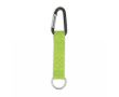 Porte-clés impression intégrale en RPET avec mousqueton et anneau couleur vert pomme