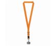 Porte-téléphone impression intégrale en sangle bandoulière ajustable couleur orange