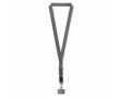 Porte-téléphone impression intégrale en sangle bandoulière ajustable couleur gris foncé