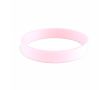 Bracelet en silicone impression intégrale pour événements 100 % couleur rose clair
