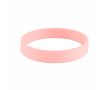 Bracelet en silicone impression intégrale pour événements 100 % couleur corail