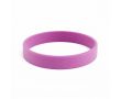 Bracelet en silicone impression intégrale pour événements 100 % couleur lilas