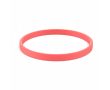 Bracelet en silicone impression intégrale pour événements 100 % couleur rouge