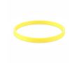 Bracelet en silicone impression intégrale pour événements 100 % couleur jaune