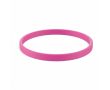 Bracelet en silicone impression intégrale pour événements 100 % couleur fuchsia fluorescent