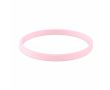 Bracelet en silicone impression intégrale pour événements 100 % couleur rose clair
