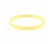 Bracelet en silicone impression intégrale pour événements 100 % couleur jaune clair