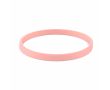 Bracelet en silicone impression intégrale pour événements 100 % couleur corail
