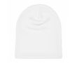 Bonnet impression intégrale en polyester double couche couleur blanc