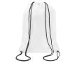 Sac à dos impression intégrale avec cordons noirs en grand format couleur blanc