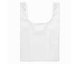 Sac de courses pliable impression intégrale avec poche intérieure couleur blanc